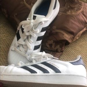 Adidas Classic Superstar Sneakers,7 1/2 runs large